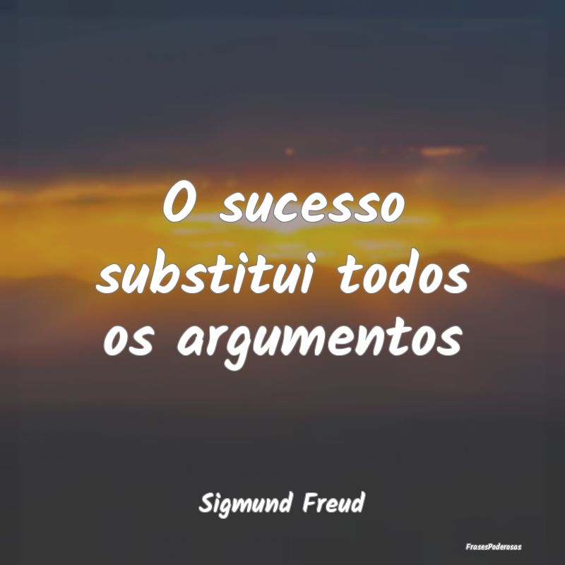 O sucesso substitui todos os argumentos...